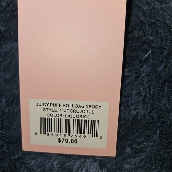 JUICY COUTURE Pull Roll Embroidered Crossbody Bag NWT - Picture 7 of 7